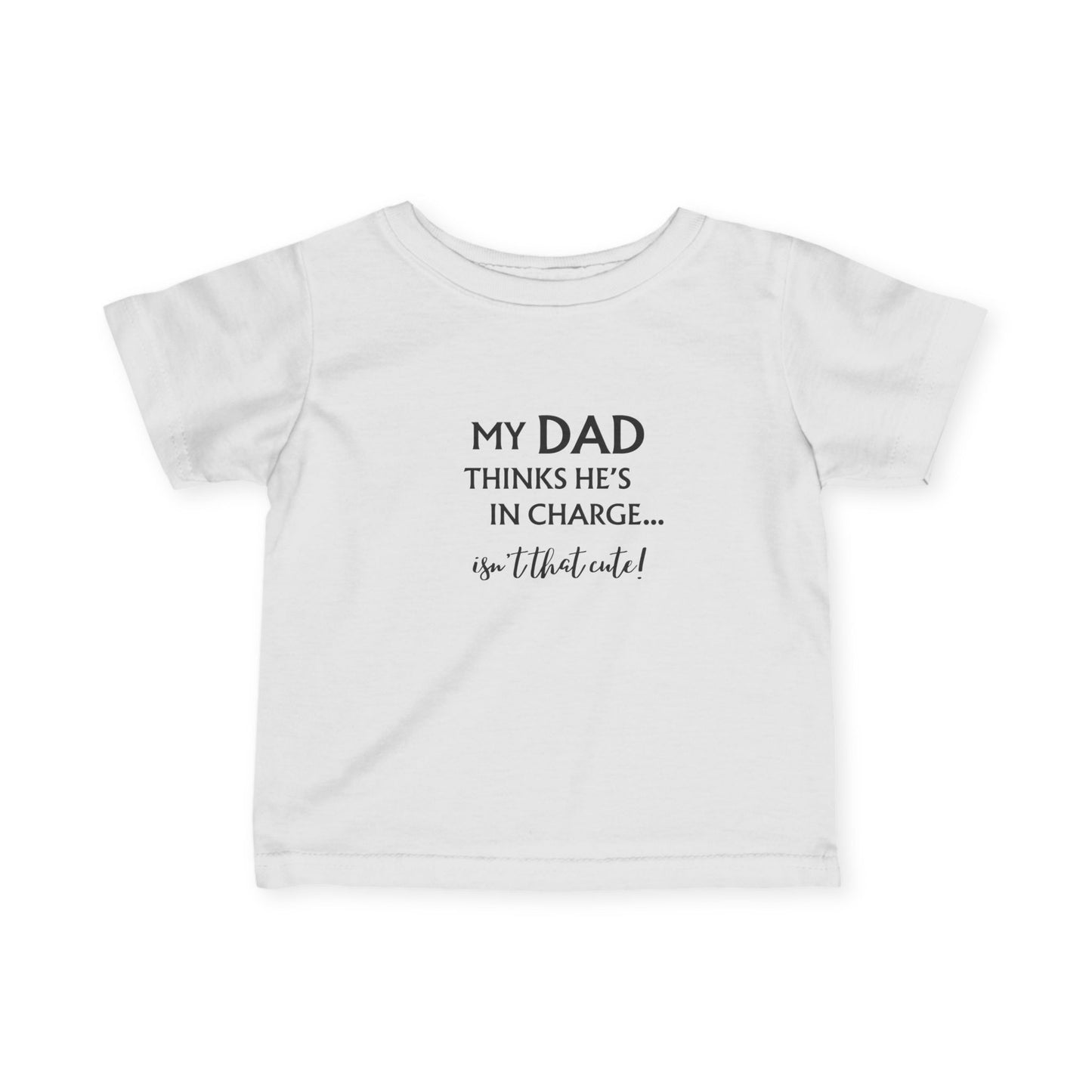 Cute Dad T-Shirt for Kids, Funny Kids Tee, Baby Shower Gift, New Dad Gift, Toddler Gift, Playful Infant Top
