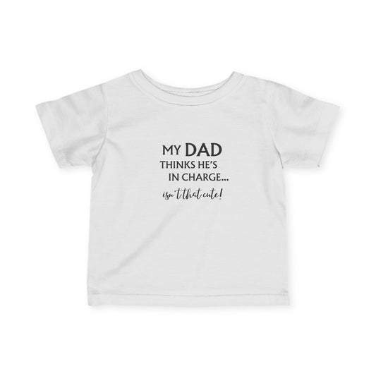 Cute Dad T-Shirt for Kids, Funny Kids Tee, Baby Shower Gift, New Dad Gift, Toddler Gift, Playful Infant Top