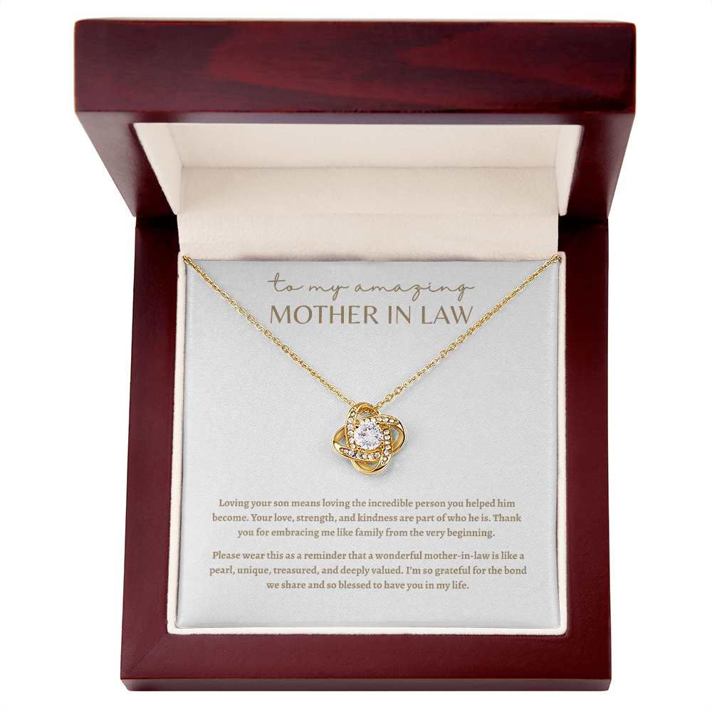 To My Amazing Mother in Law Necklace