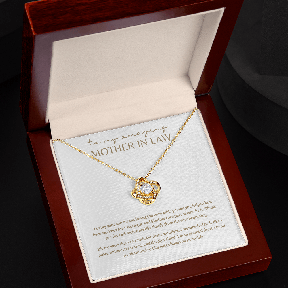 To My Amazing Mother in Law Necklace