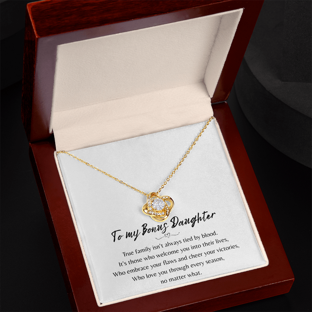 To My Bonus Daughter Necklace