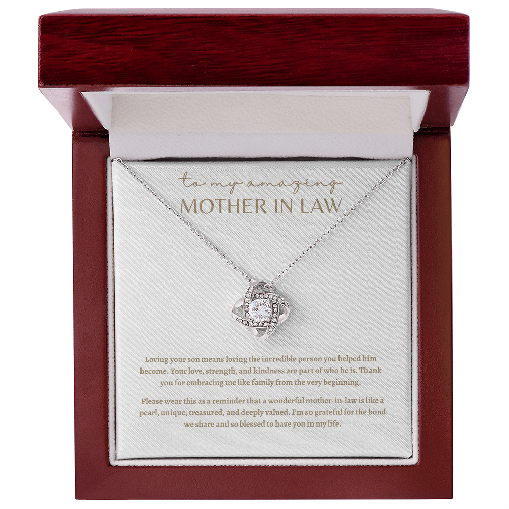 To My Amazing Mother in Law Necklace