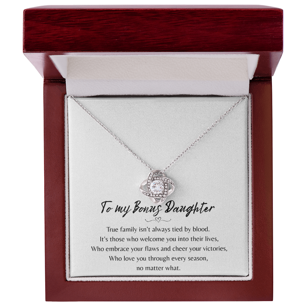 To My Bonus Daughter Necklace