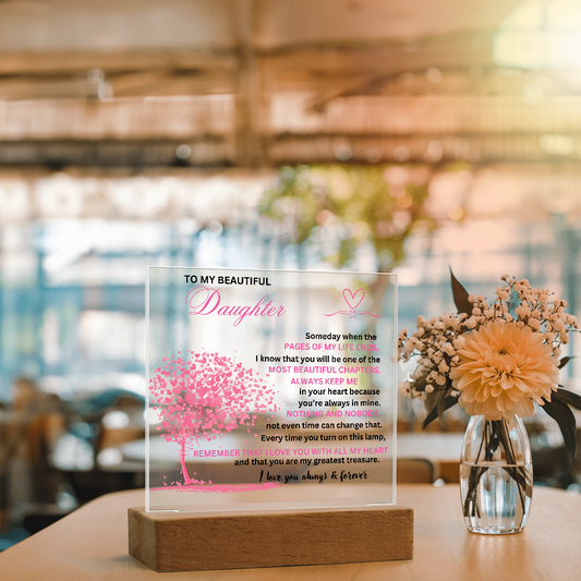 To Daughter from Dad/From Mom to Daughter/Love Daughter Plaque