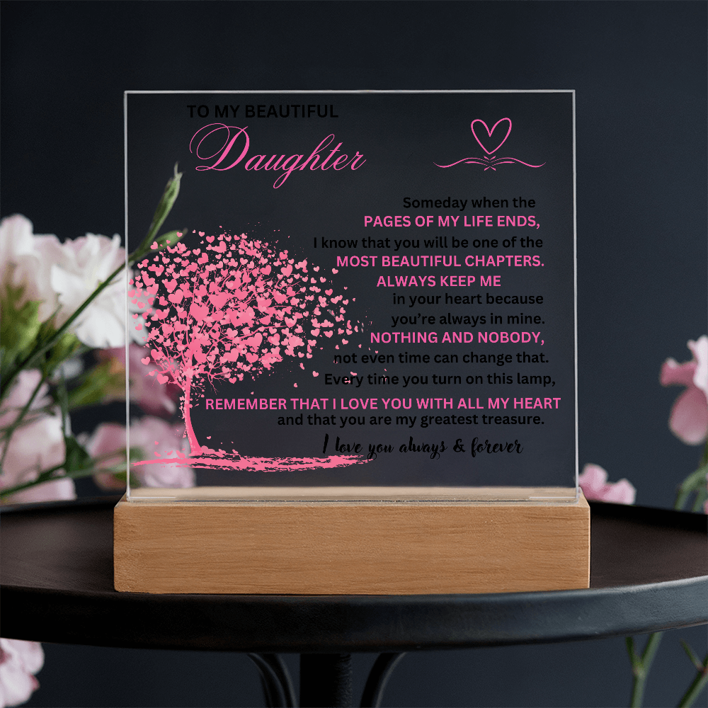 To Daughter from Dad/From Mom to Daughter/Love Daughter Plaque