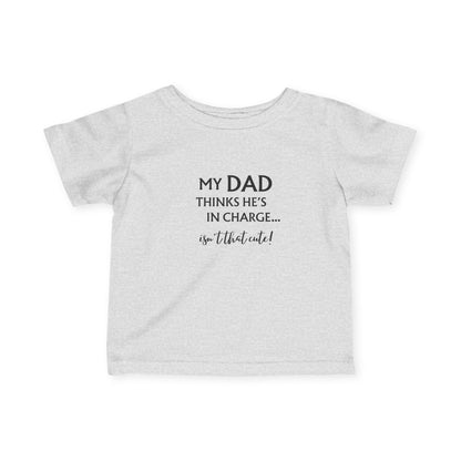 Cute Dad T-Shirt for Kids, Funny Kids Tee, Baby Shower Gift, New Dad Gift, Toddler Gift, Playful Infant Top
