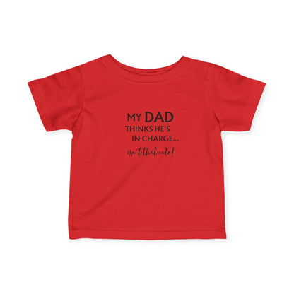 Cute Dad T-Shirt for Kids, Funny Kids Tee, Baby Shower Gift, New Dad Gift, Toddler Gift, Playful Infant Top