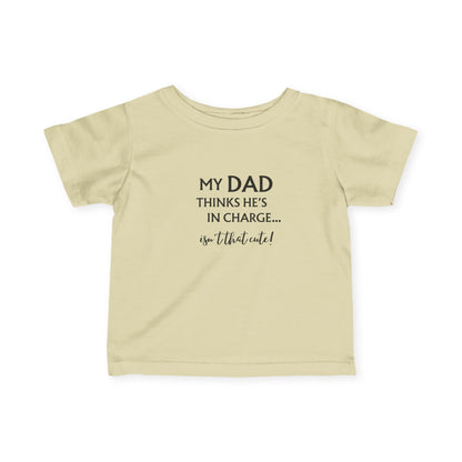 Cute Dad T-Shirt for Kids, Funny Kids Tee, Baby Shower Gift, New Dad Gift, Toddler Gift, Playful Infant Top