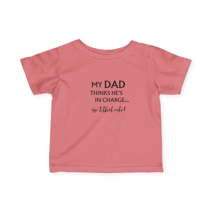 Cute Dad T-Shirt for Kids, Funny Kids Tee, Baby Shower Gift, New Dad Gift, Toddler Gift, Playful Infant Top