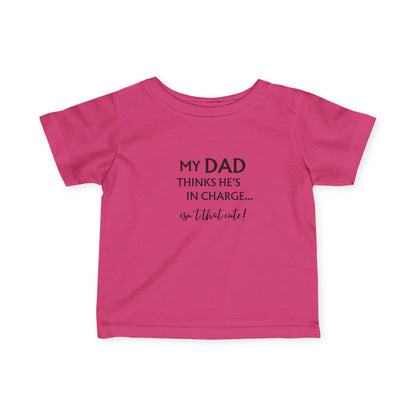 Cute Dad T-Shirt for Kids, Funny Kids Tee, Baby Shower Gift, New Dad Gift, Toddler Gift, Playful Infant Top