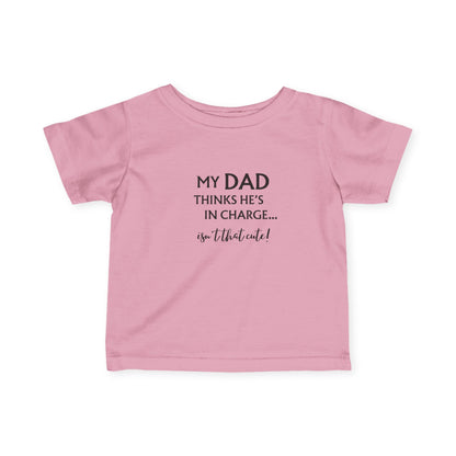 Cute Dad T-Shirt for Kids, Funny Kids Tee, Baby Shower Gift, New Dad Gift, Toddler Gift, Playful Infant Top