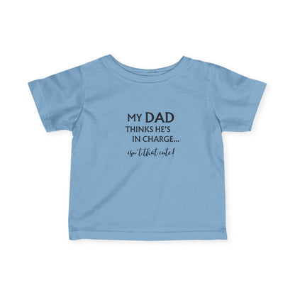Cute Dad T-Shirt for Kids, Funny Kids Tee, Baby Shower Gift, New Dad Gift, Toddler Gift, Playful Infant Top