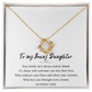 To My Bonus Daughter Necklace