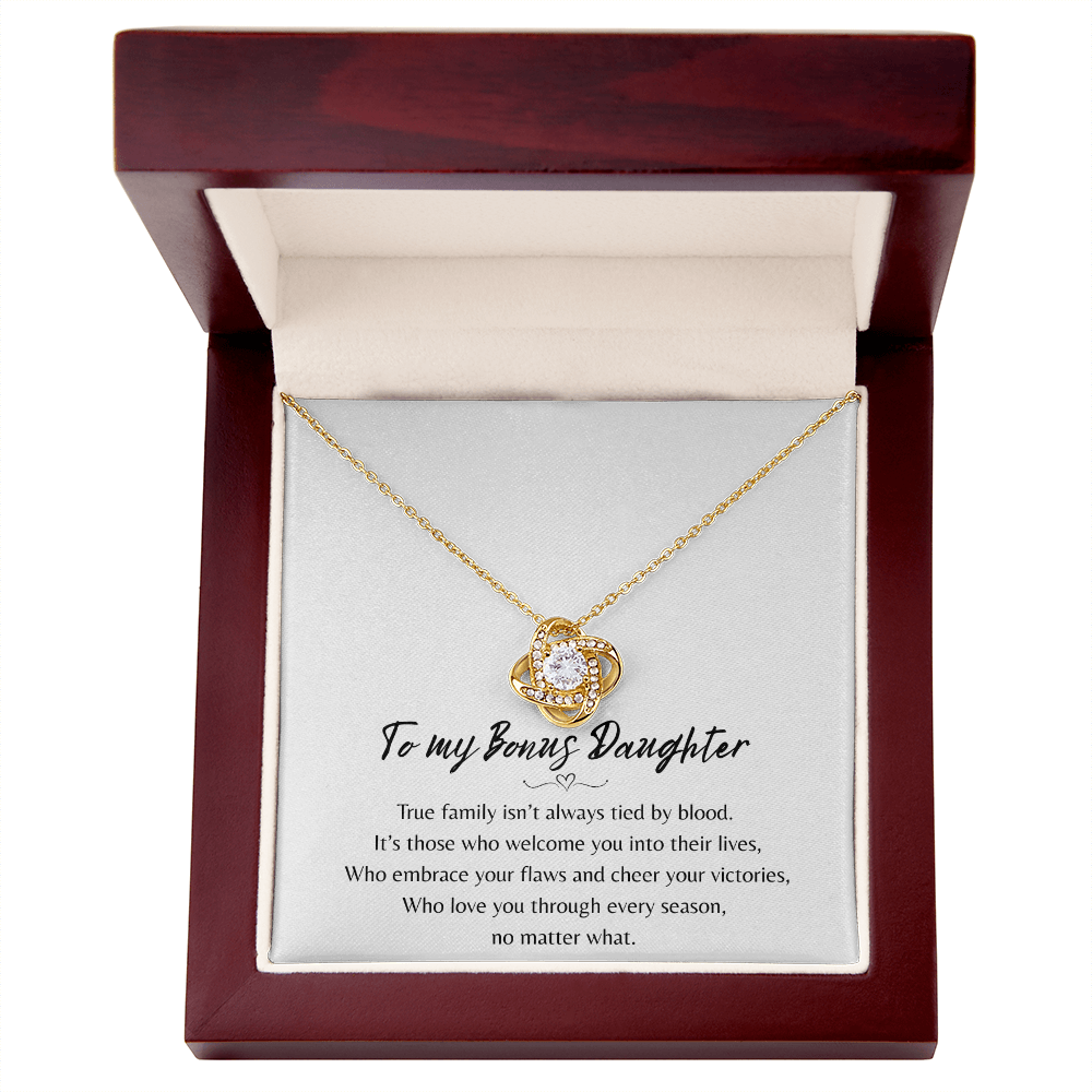 To My Bonus Daughter Necklace