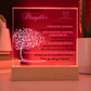 To Daughter from Dad/From Mom to Daughter/Love Daughter Plaque